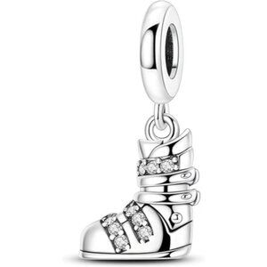 Ski Boot Pendant Cool 925 Sterling Silver Charms Hypoallergenic Beads